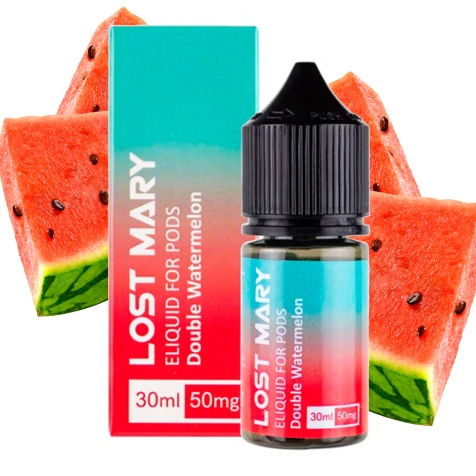 Солевая жидкость Lost Mary Double Watermelon (Двойной Арбуз) 30 мл