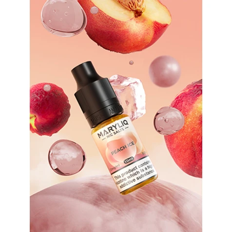 Солевая жидкость Maryliq Peach Ice (Персик Лёд) 10 мл