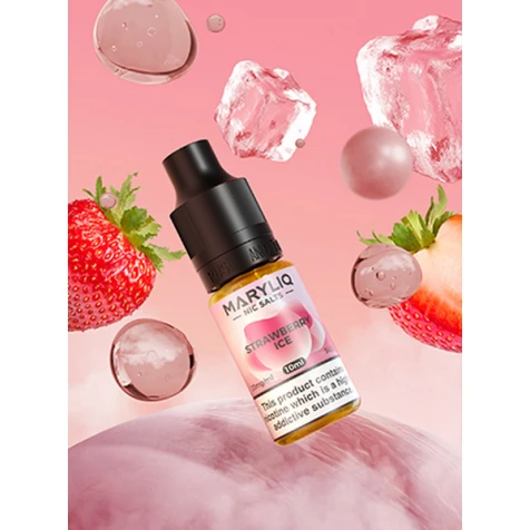 Солевая жидкость Maryliq Strawberry Ice (Клубника Лёд) 10 мл