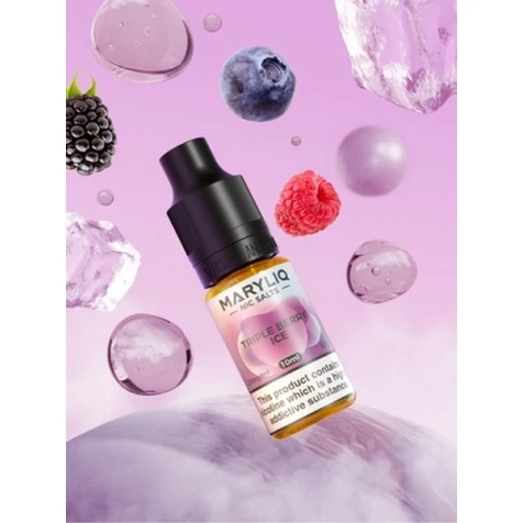 Солевая жидкость Maryliq Triple Berry Ice (Тройная Ягода Лёд) 10 мл