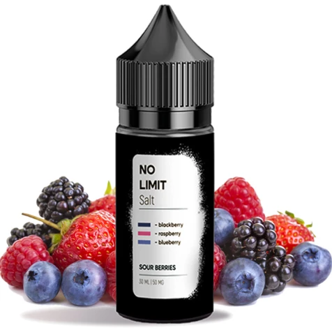 Сольова рідина No Limit Sour Berries (Кислі Ягоди) 30 мл