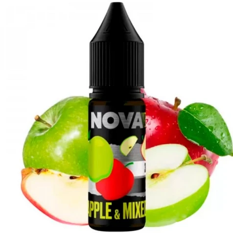Сольова рідина Nova Apple Mixed (Мікс Яблук) 15 мл