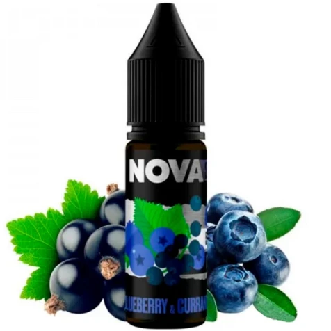 Сольова рідина Nova Blueberry Currant (Чорниця Смородина) 15 мл