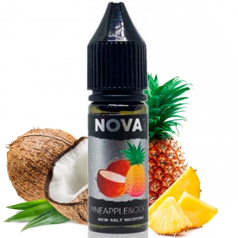 Сольова рідина Nova Pineapple Coco (Ананас Кокос) 15 мл