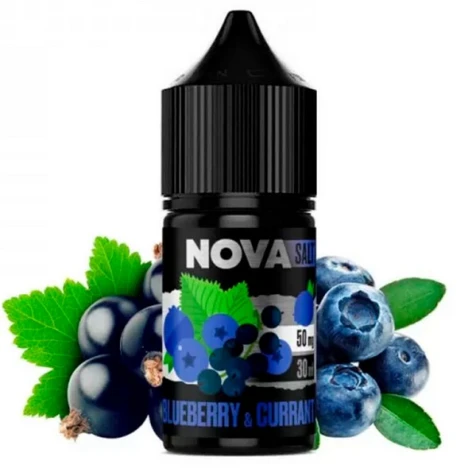 Сольова рідина Nova Blueberry Currant (Чорниця Смородина) 30 мл