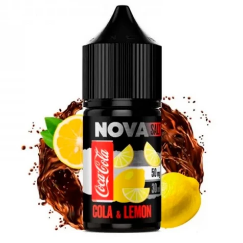 Сольова рідина Nova Cola Lemon (Кола Лимон) 30 мл