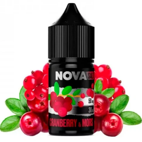 Сольова рідина Nova Cranberry Mors (Журавлинний Морс) 30 мл