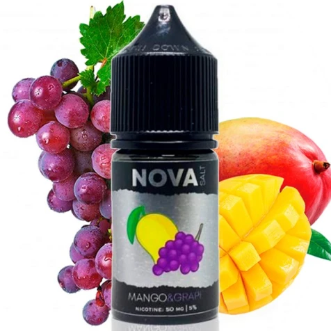 Сольова рідина Nova Mango Grape (Манго Виноград) 30 мл