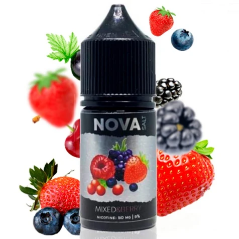 Сольова рідина Nova Mixed Berry (Мікс Ягід) 30 мл