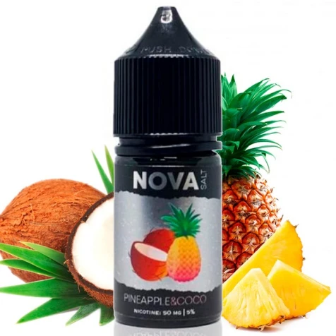 Сольова рідина Nova Pineapple Coco (Ананас Кокос) 30 мл