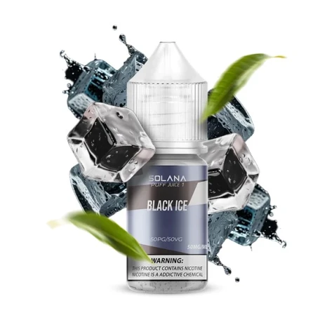 Солевая жидкость Solana 1 Black Ice (Черный Лёд) 30 мл
