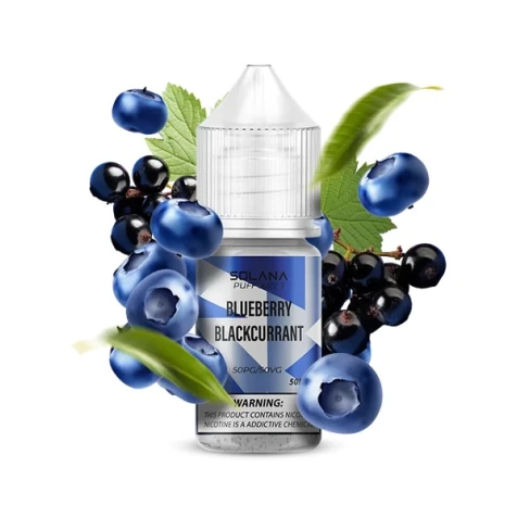 Солевая жидкость Solana 1 Blueberry Blackcurrant (Черника Черная Смородина) 30 мл