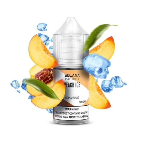 Сольова рідина Solana 1 Peach Ice (Персик Лід) 30 мл