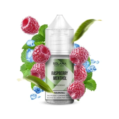 Солевая жидкость Solana 1 Raspberry Menthol (Малина Ментол) 30 мл
