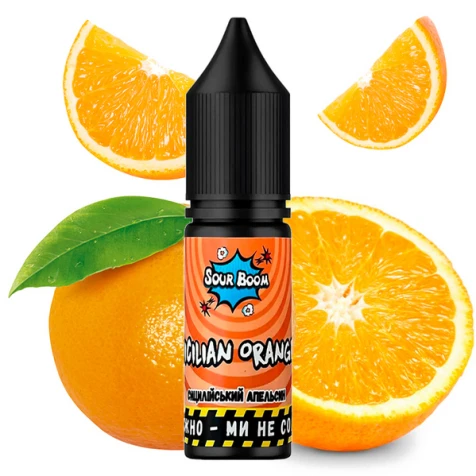 Сольова рідина Sour Boom Sicilian Orange (Сицилійський Апельсин) 15 мл