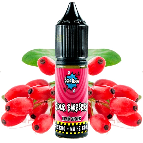 Сольова рідина Sour Boom Sour Barberry (Кислий Барбарис) 15 мл