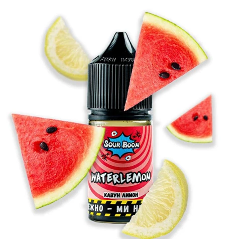 Сольова рідина Sour Boom Waterlemon (Кавун Лимон) 30 мл