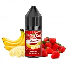 Сольова рідина T-Juice Strawberry Banana (Полуниця Банан) 30 мл
