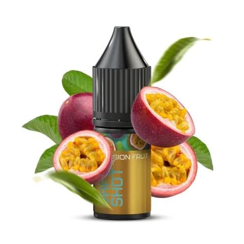 Солевая жидкость Vape Shot Passion Fruit Mint (Маракуйя Мята) 10 мл