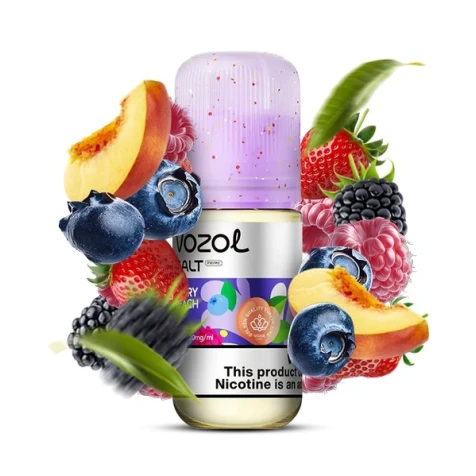 Сольова рідина Vozol Prime Berry Peach (Ягоди Персик) 30 мл