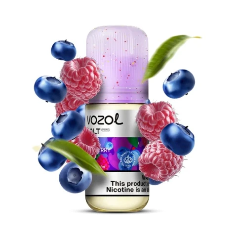Солевая жидкость Vozol Prime Blue Raspberry (Синяя Малина) 30 мл
