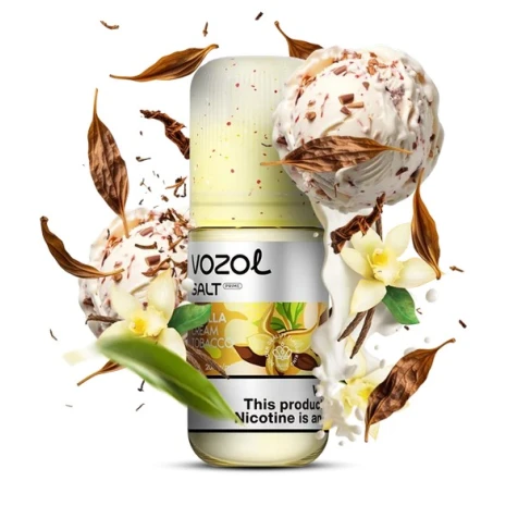 Солевая жидкость Vozol Prime Vanilla Cream Tabacco (Ваниль Крем Табак) 30 мл