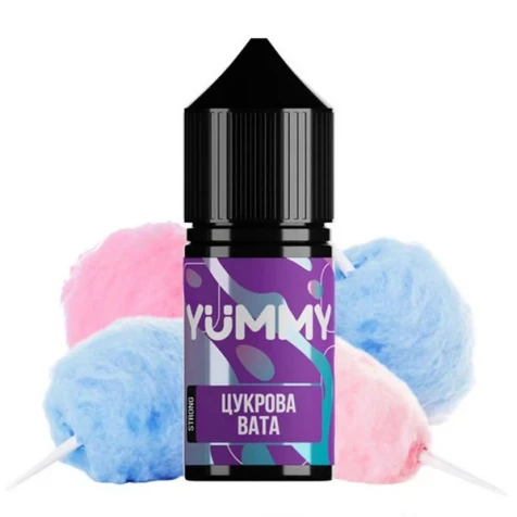 Солевая жидкость Yummy Cotton Candy (Сахарная Вата) 30 мл