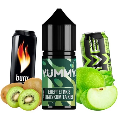 Солевая жидкость Yummy Energy Apple Kiwi (Энергетик Яблоко Киви) 30 мл