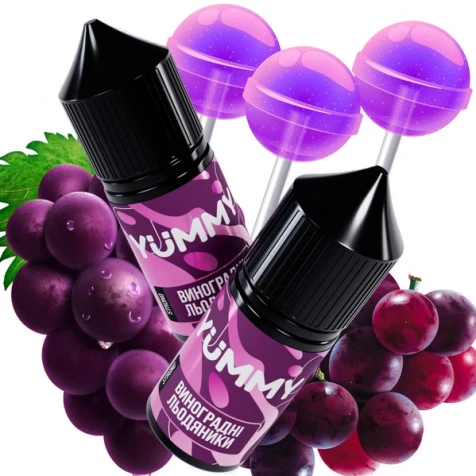 Солевая жидкость Yummy Grape Lollipop (Виноградные Леденцы) 30 мл