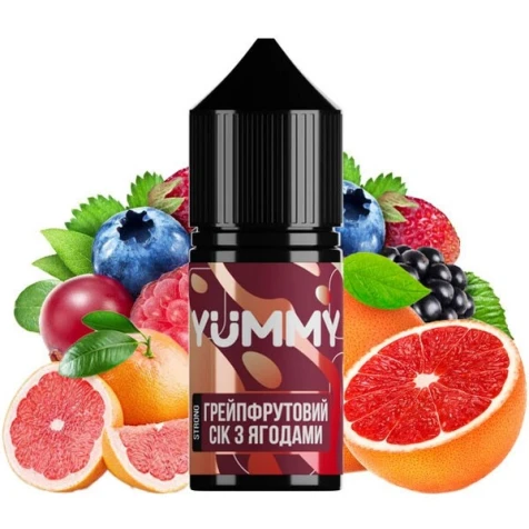 Солевая жидкость Yummy Grapefruit Juice Berries (Грейпфрутовый Сок Ягоды) 30 мл